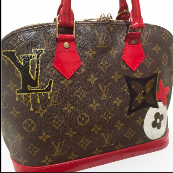 Louis Vuitton Alma Custom Art on Luxury - Picture 4 of 5